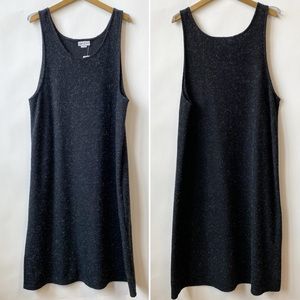 NEW Brindar Dark Grey Tank Knit Midi Dress L/XL